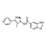 N-[4-Methyl-5-(4-pyridyl)-3-pyrazolyl]benzimidazole-6-carboxamide