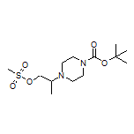 1-Boc-4-[1-[(methylsulfonyl)oxy]-2-propyl]piperazine