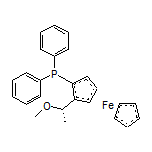 (+)-(S)-1-[(R)-2-(Diphenylphosphino)ferrocenyl]ethyl Methyl Ether