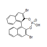 (11bR)-2,6-Dibromo-4-hydroxydinaphtho[2,1-d:1’,2’-f][1,3,2]dioxaphosphepine 4-Oxide