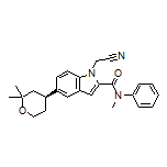 (S)-1-(Cyanomethyl)-5-(2,2-dimethyltetrahydro-2H-pyran-4-yl)-N-methyl-N-phenyl-1H-indole-2-carboxamide