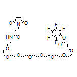 Perfluorophenyl 1-(2,5-Dioxo-2,5-dihydro-1H-pyrrol-1-yl)-3-oxo-7,10,13,16,19,22,25,28-octaoxa-4-azahentriacontan-31-oate