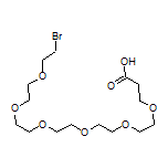 1-Bromo-3,6,9,12,15,18-hexaoxahenicosan-21-oic Acid