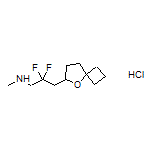 2,2-Difluoro-N-methyl-3-(5-oxaspiro[3.4]octan-6-yl)-1-propanamine Hydrochloride