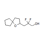2,2-Difluoro-3-(1-oxaspiro[4.4]nonan-2-yl)-1-propanol