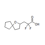 2,2-Difluoro-3-(1-oxaspiro[4.4]nonan-2-yl)propanoic Acid