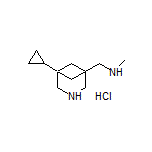 1-(5-Cyclopropyl-3-azabicyclo[3.1.1]heptan-1-yl)-N-methylmethanamine Hydrochloride