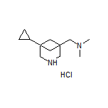 1-(5-Cyclopropyl-3-azabicyclo[3.1.1]heptan-1-yl)-N,N-dimethylmethanamine Hydrochloride