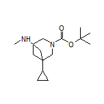 3-Boc-5-cyclopropyl-N-methyl-3-azabicyclo[3.1.1]heptan-1-amine