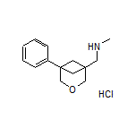 N-Methyl-1-(5-phenyl-3-oxabicyclo[3.1.1]heptan-1-yl)methanamine Hydrochloride