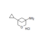 5-Cyclopropyl-3-oxabicyclo[3.1.1]heptan-1-amine Hydrochloride