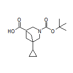 3-Boc-5-cyclopropyl-3-azabicyclo[3.1.1]heptane-1-carboxylic Acid