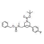 1-[3-Boc-5-(4-fluorophenyl)-3-azabicyclo[3.1.1]heptan-1-yl]-N-Cbz-N-methylmethanamine