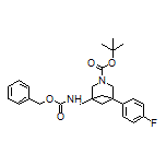 1-[3-Boc-5-(4-fluorophenyl)-3-azabicyclo[3.1.1]heptan-1-yl]-N-Cbz-methanamine