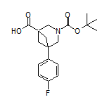 3-Boc-5-(4-fluorophenyl)-3-azabicyclo[3.1.1]heptane-1-carboxylic Acid