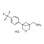 [5-(4-(Trifluoromethyl)phenyl]-3-oxabicyclo[3.1.1]heptan-1-yl)methanamine Hydrochloride