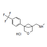 N-Methyl-1-[5-[4-(trifluoromethyl)phenyl]-3-oxabicyclo[3.1.1]heptan-1-yl]methanamine Hydrochloride