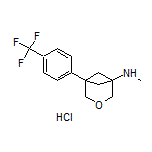 N-Methyl-5-[4-(trifluoromethyl)phenyl]-3-oxabicyclo[3.1.1]heptan-1-amine Hydrochloride