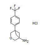 5-[4-(Trifluoromethyl)phenyl]-3-oxabicyclo[3.1.1]heptan-1-amine Hydrochloride