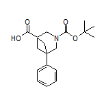 3-Boc-5-phenyl-3-azabicyclo[3.1.1]heptane-1-carboxylic Acid