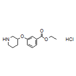 Ethyl 3-(3-Piperidyloxy)benzoate Hydrochloride