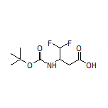 3-(Boc-amino)-4,4-difluorobutanoic Acid