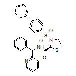 (S)-3-(4-Biphenylylsulfonyl)-N-[(R)-phenyl(2-pyridyl)methyl]thiazolidine-2-carboxamide