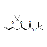 tert-Butyl 2-[(4R,6S)-2,2-Dimethyl-6-vinyl-1,3-dioxan-4-yl]acetate