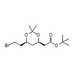 tert-Butyl 2-[(4R,6S)-6-(2-Bromoethyl)-2,2-dimethyl-1,3-dioxan-4-yl]acetate