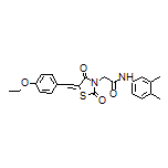 N-(3,4-Dimethylphenyl)-2-[5-(4-ethoxybenzylidene)-2,4-dioxothiazolidin-3-yl]acetamide