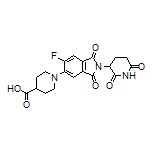 1-[2-(2,6-Dioxo-3-piperidyl)-6-fluoro-1,3-dioxo-5-isoindolinyl]piperidine-4-carboxylic Acid