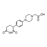 2-[4-[4-(2,6-Dioxo-3-piperidyl)phenyl]-1-piperazinyl]acetic Acid