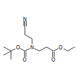 Ethyl 3-[Boc-(2-cyanoethyl)amino]propanoate