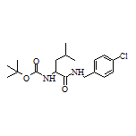 2-(Boc-amino)-N-(4-chlorobenzyl)-4-methylpentanamide