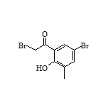 2-Bromo-1-(5-bromo-2-hydroxy-3-methylphenyl)ethanone