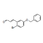 (E)-3-[5-(Benzyloxy)-2-bromophenyl]acrylaldehyde