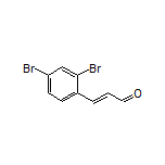 (E)-3-(2,4-Dibromophenyl)acrylaldehyde