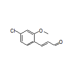 (E)-3-(4-Chloro-2-methoxyphenyl)acrylaldehyde