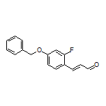 (E)-3-[4-(Benzyloxy)-2-fluorophenyl]acrylaldehyde