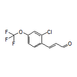 (E)-3-[2-Chloro-4-(trifluoromethoxy)phenyl]acrylaldehyde