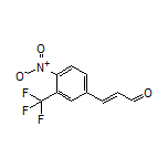 (E)-3-[4-Nitro-3-(trifluoromethyl)phenyl]acrylaldehyde