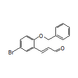 (E)-3-[2-(Benzyloxy)-5-bromophenyl]acrylaldehyde
