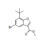 Methyl 5-Bromo-7-(tert-butyl)benzofuran-3-carboxylate