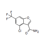 4-Chloro-6-(trifluoromethyl)benzofuran-3-carboxamide