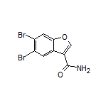 5,6-Dibromobenzofuran-3-carboxamide