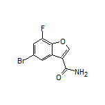 5-Bromo-7-fluorobenzofuran-3-carboxamide