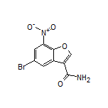 5-Bromo-7-nitrobenzofuran-3-carboxamide