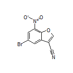 5-Bromo-7-nitrobenzofuran-3-carbonitrile