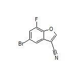 5-Bromo-7-fluorobenzofuran-3-carbonitrile