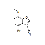 4-Bromo-7-methoxybenzofuran-3-carbonitrile